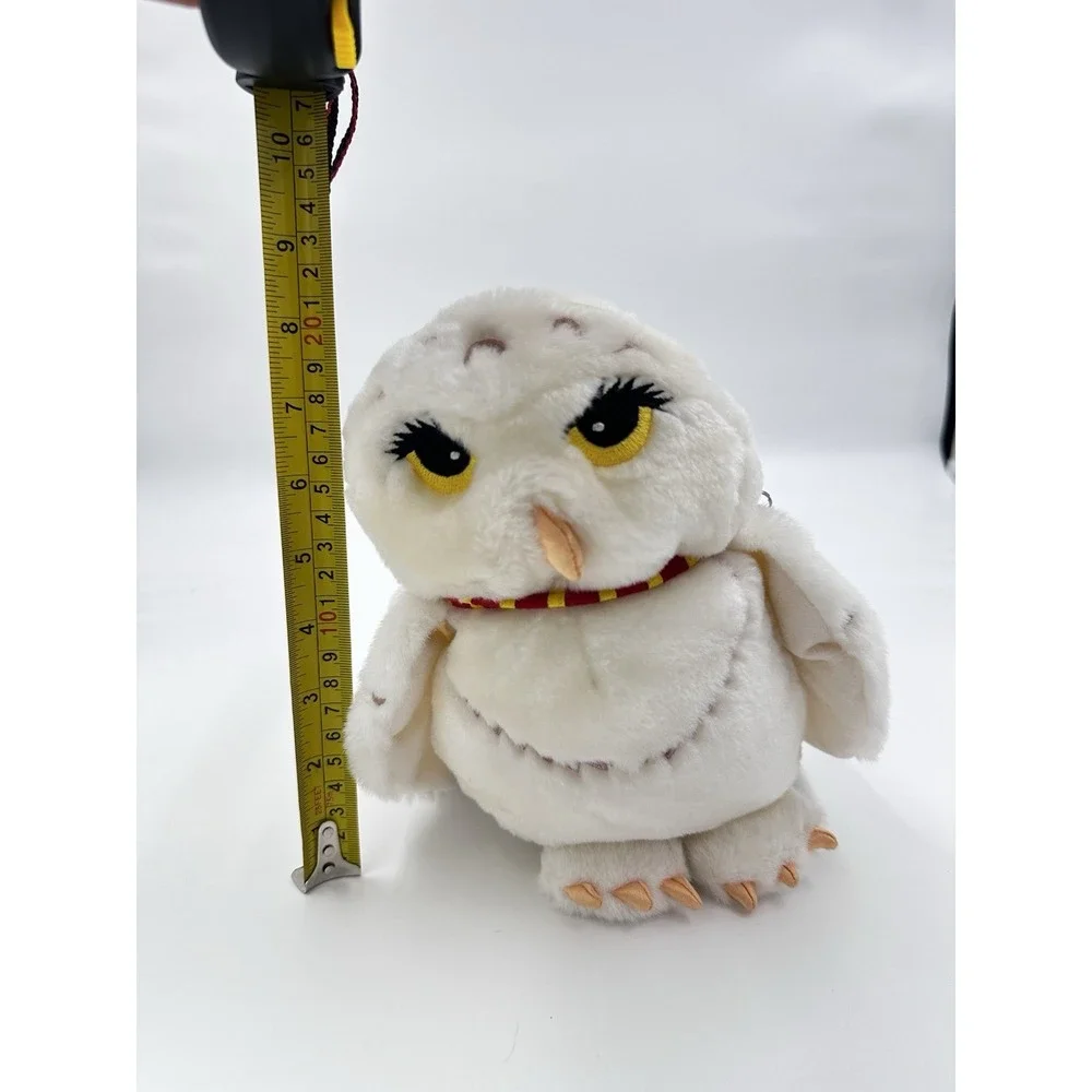Harry Potter Hedwig White Owl Plush Backpack Gray Straps Zipper Pocket Charm